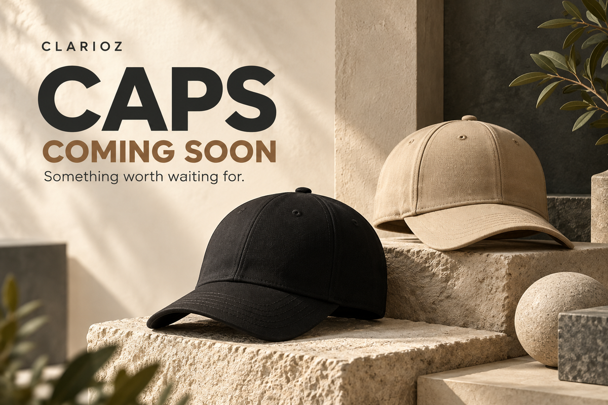 CLARIOZ Caps — Coming Soon